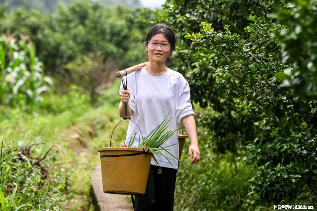 全网追的“扁担女孩”,找了一份暑假工,时薪12元 - 萍乡生活资讯 - 萍乡28生活网 px.28life.com